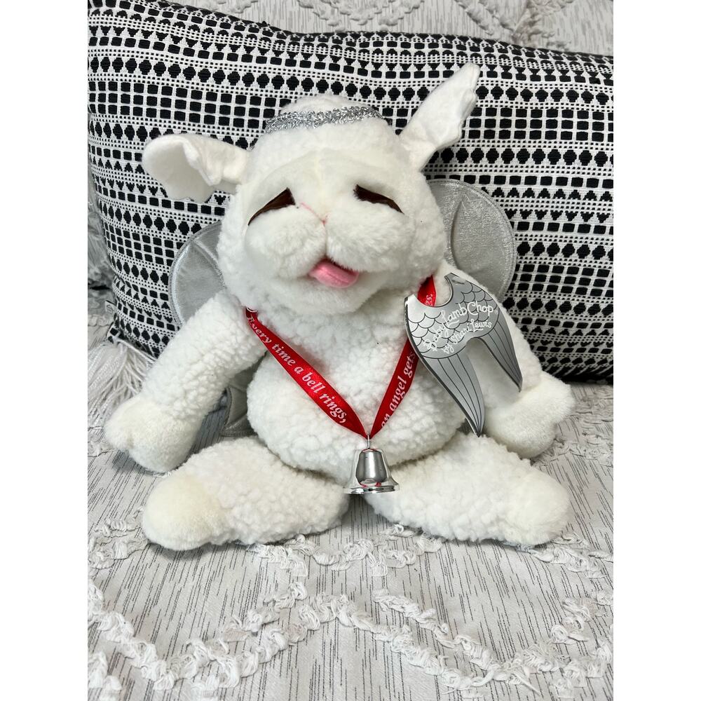 Vintage 1993 BABY Lamb Chop  Hand Puppet 16 inches Plush Shari Lewis